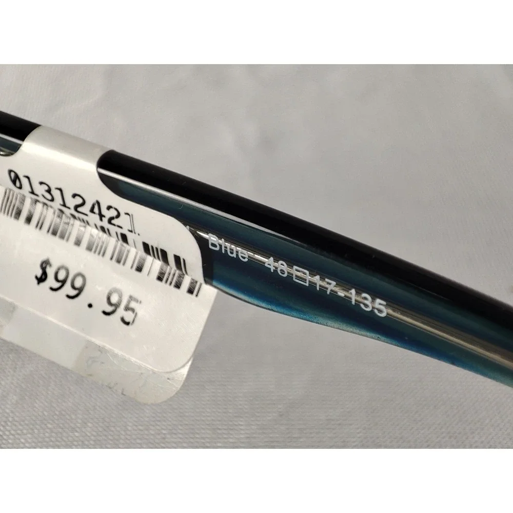 Chelsea Morgan CMM 6001 Blue Teal Kids‎ Rectangular Eyeglass Frames 48-17-135